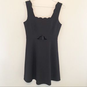 Francesca’s Alya Classic Black Cutout Dress